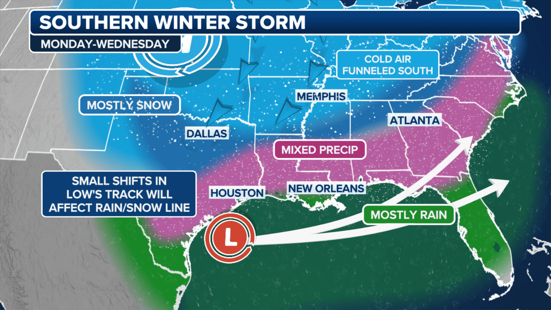 Winter storm in Texas possible next week Fox Weather(05)